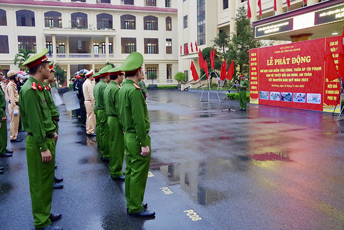 Công an các địa phương mở đợt cao điểm tấn công, trấn áp tội phạm Tết Nguyên đán Quý Mão 2023 -0