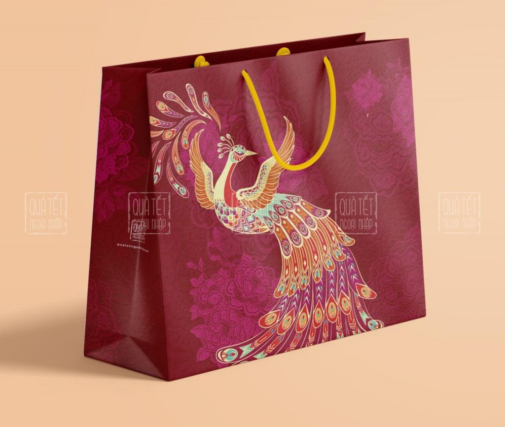 Túi quà tết công đỏ