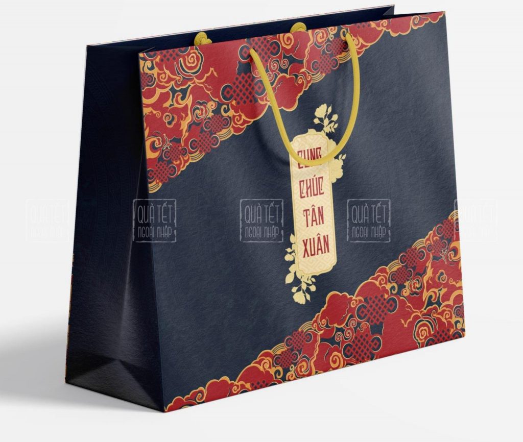 Túi quà tặng tết én đỏ