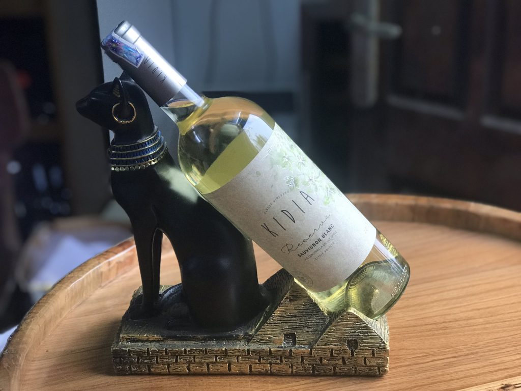 Vang Trắng Chile Kidia Sauvignon Blanc có màu vàng nhạt hấp dẫn với phản xạ màu xanh lá cây. Hương cam quýt của chanh và bưởi chiếm ưu thế